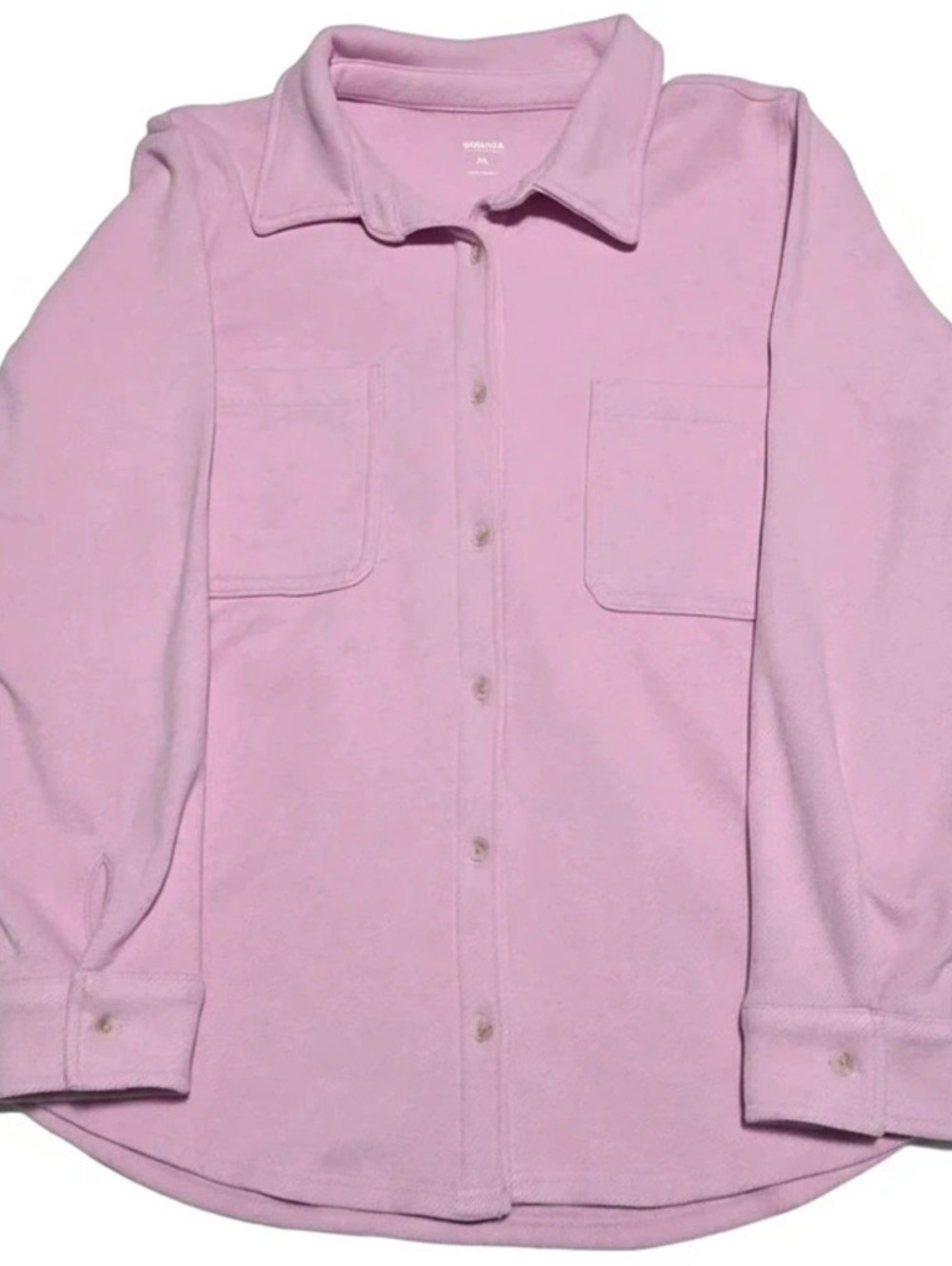 Sonoma Women's Pink Shacket Button Down Shirt Jacket - XL